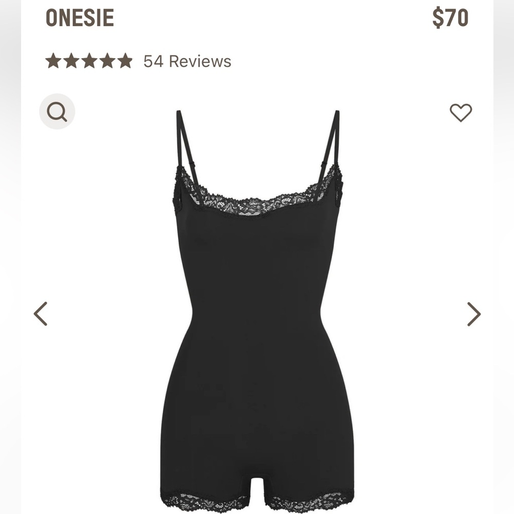 Skims fits everybody lace onesie
